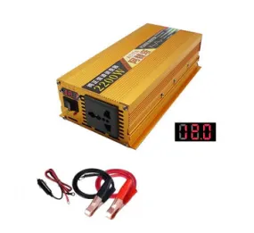 Electrical Caravan Pure Sine Wave Power Inverter 2200W 12V to 220V Short Circuit Protection