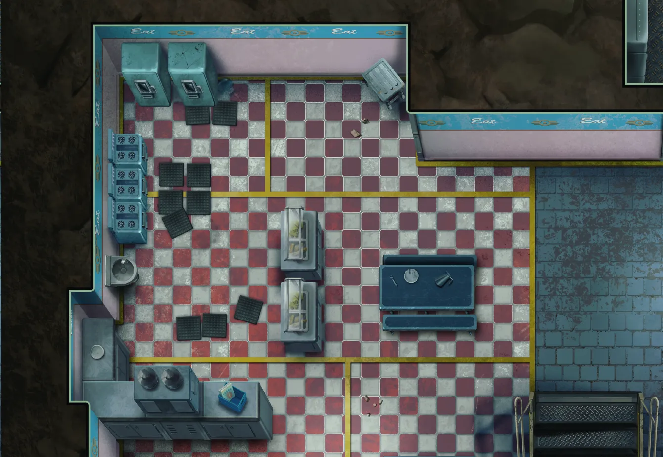 Fallout The Roleplaying Game - Map Pack 1: Vault