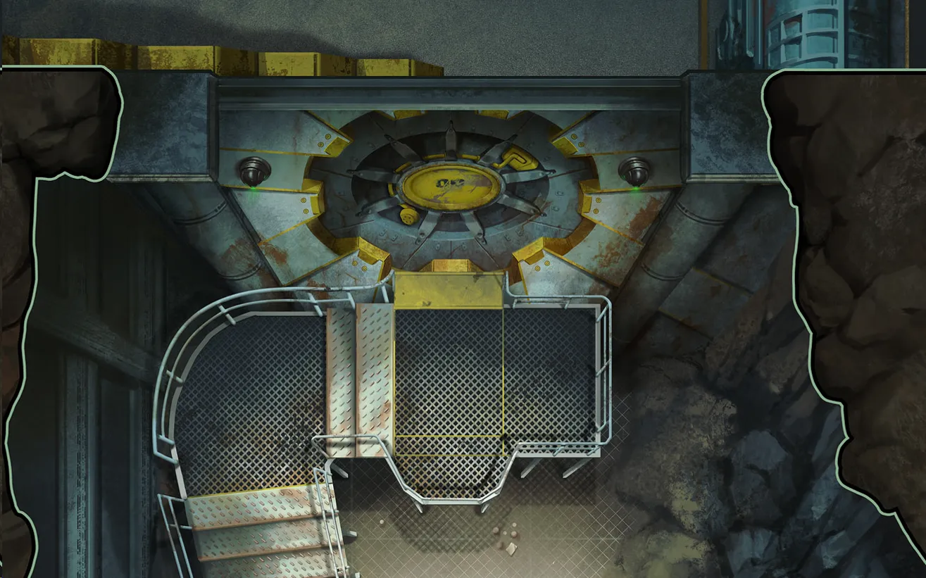 Fallout The Roleplaying Game - Map Pack 1: Vault