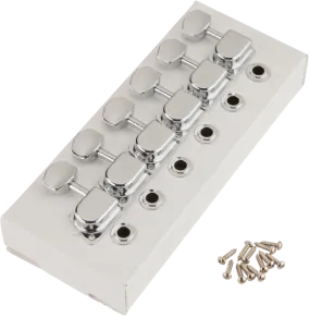 Fender 70s ''F'' Style Stratocaster/Telecaster Tuning Machines, Left-Handed (6)
