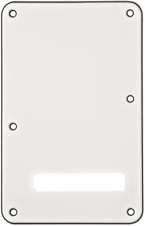 Fender Backplate, Stratocaster, White (W/B/W), 3-Ply