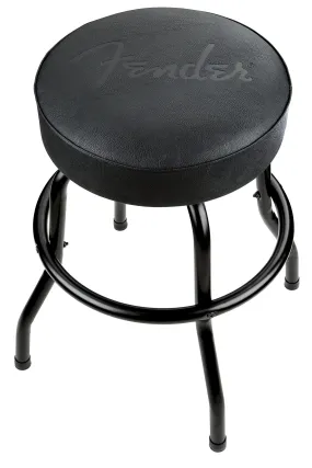 Fender Blackout Barstool, Embossed Logo - 24-inch