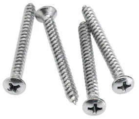 Fender Neck Mounting Screws (4) (Chrome)
