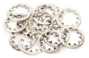 Fender Potentiometer Locking Washers (12) (Nickel)