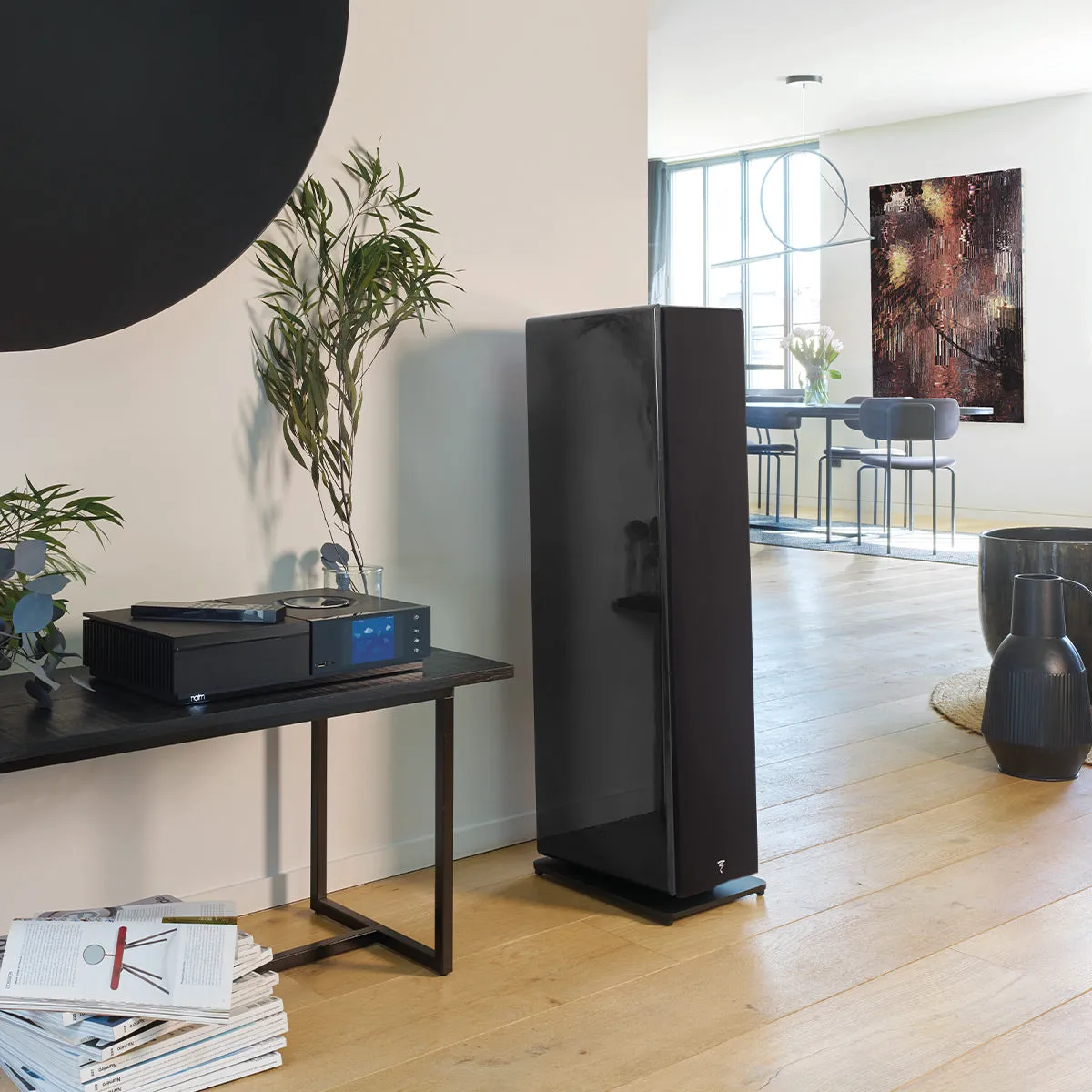 Focal Vestia No.2 3-Way Bass-Reflex Floorstanding Loudspeaker with 2 Woofers - Pair (Black High Gloss)