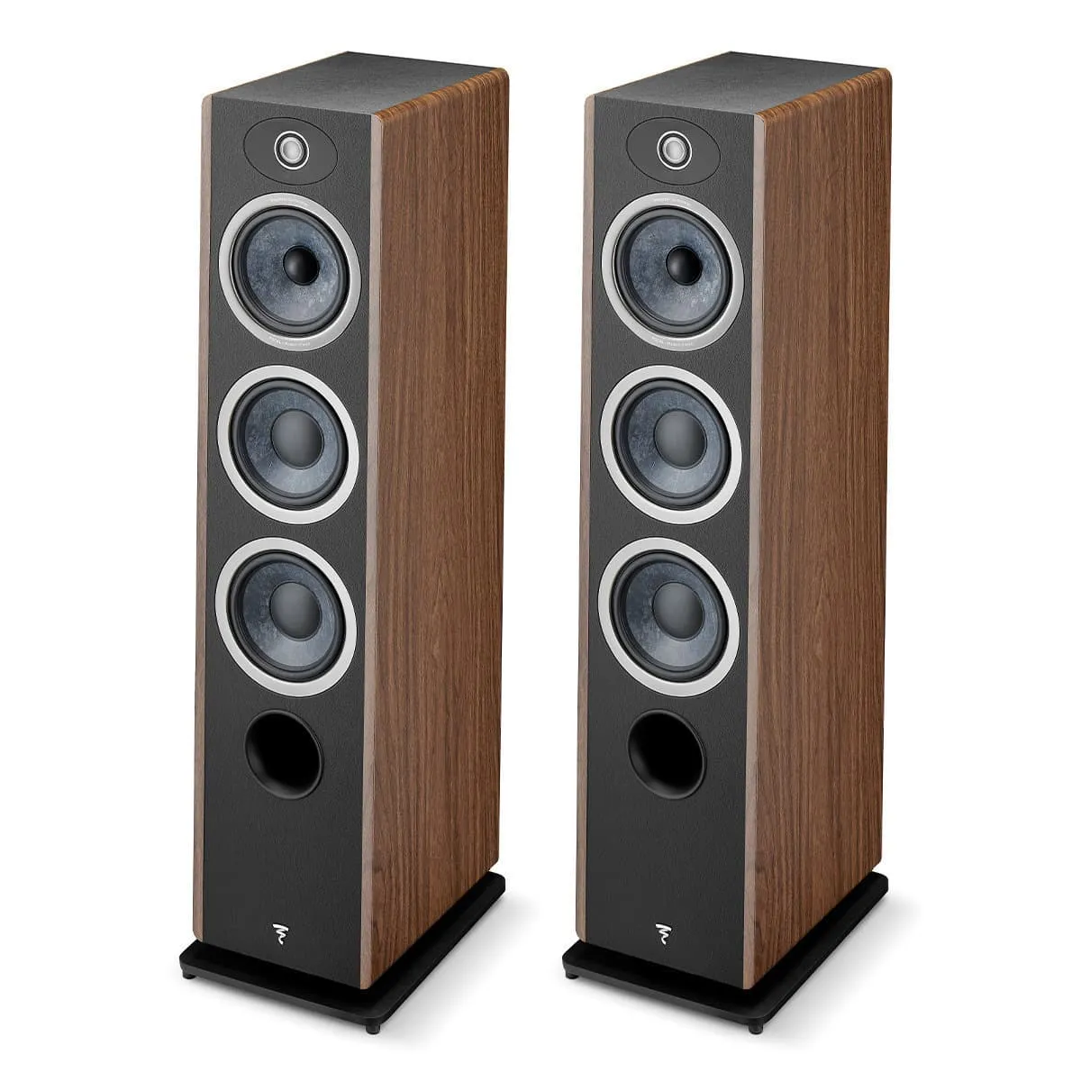 Focal Vestia No.2 3-Way Bass-Reflex Floorstanding Loudspeaker with 2 Woofers - Pair (Dark Wood)