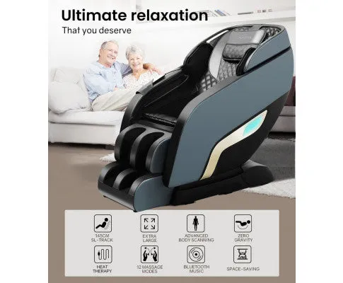 FORTIA Electric Full Body Massage Chair Zero Gravity Recliner Heat Massager Shiatsu Kneading