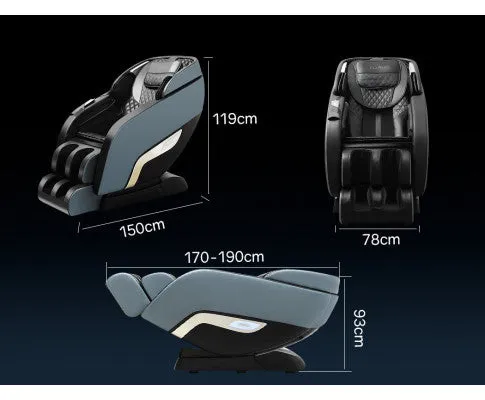 FORTIA Electric Full Body Massage Chair Zero Gravity Recliner Heat Massager Shiatsu Kneading