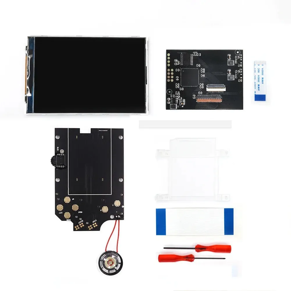 Game Boy DIY IPS LCD Backlight Kit For GB DMG - V5 Pro Edition, Larger and clearer screen