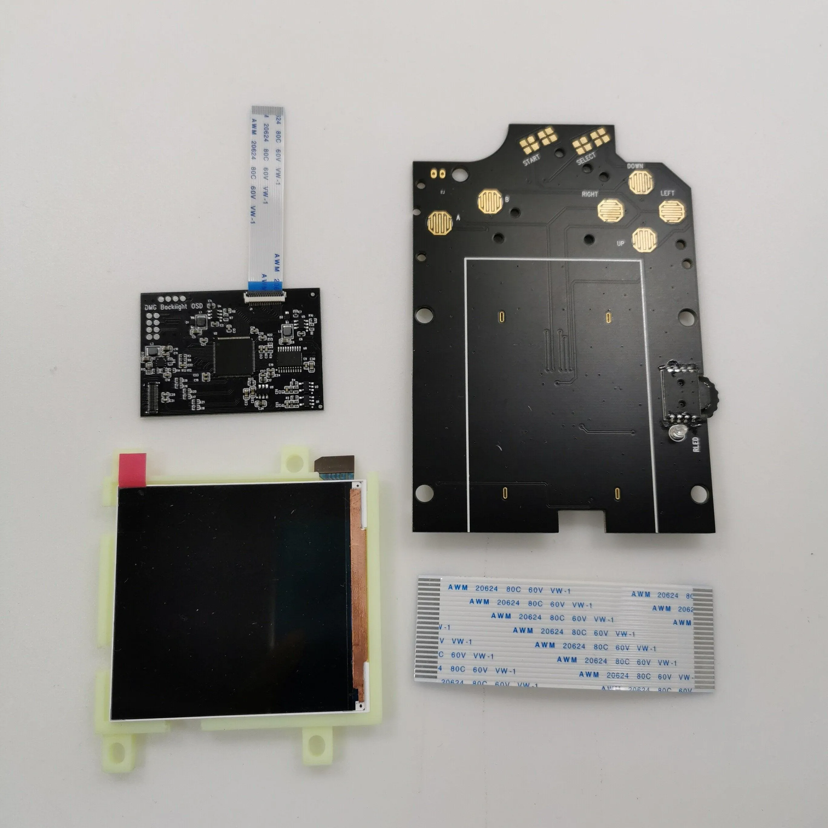Game Boy DIY IPS LCD Backlight Kit For GB DMG - V5 Pro Edition, Larger and clearer screen