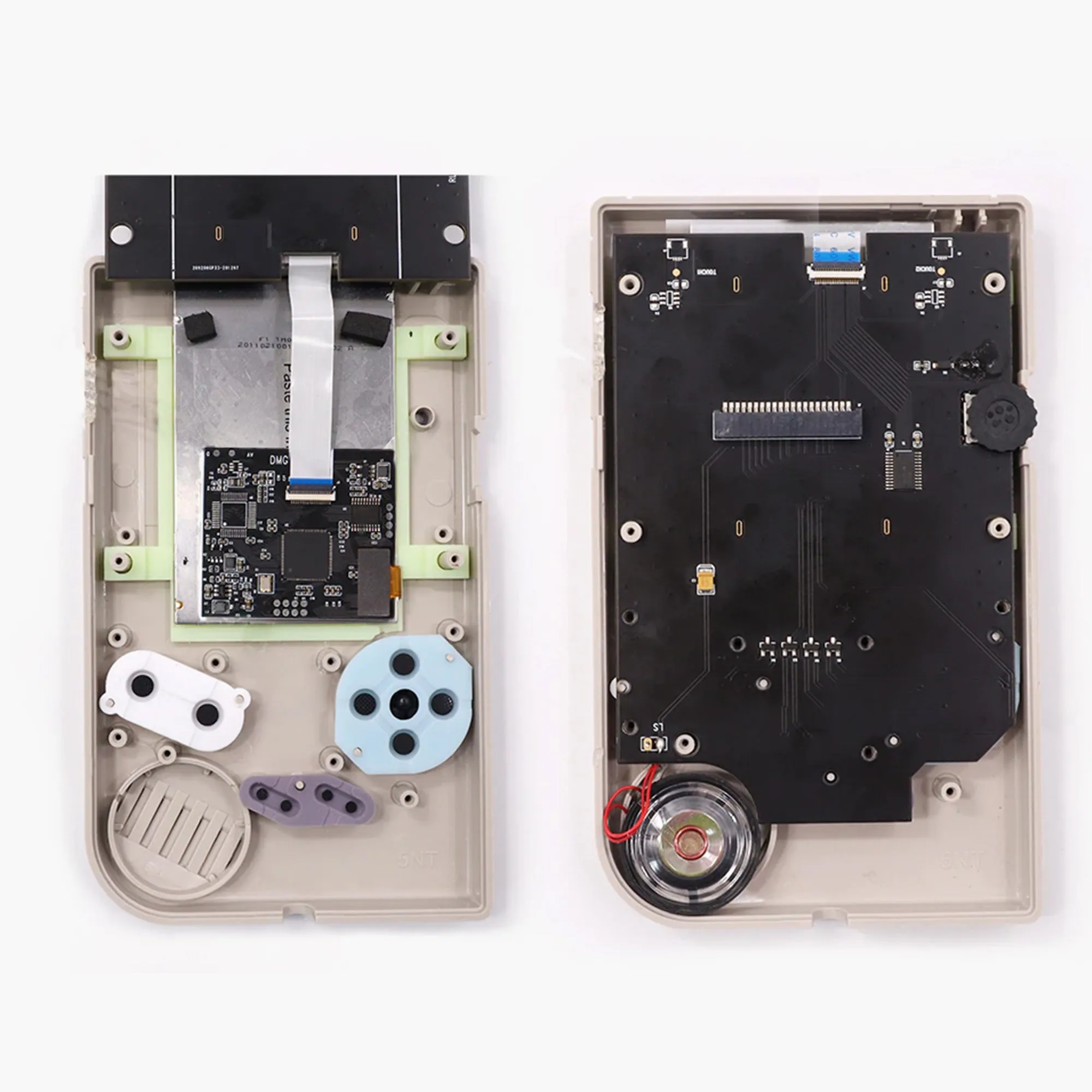 Game Boy DMG RIPS V5 IPS Backlight with Color Palettes Mod Kit - Hispeedido