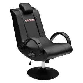 Gaming Chair 100 Pro with University of Connecticut Huskies with UCONN Logo