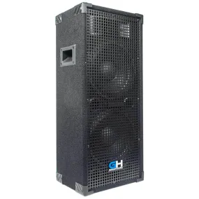 GH210L - Passive Dual 10 Inch 2-Way PA/DJ Loudspeaker Cabinet - 1050 Watt Full Range PA/DJ Band Live Sound Speaker