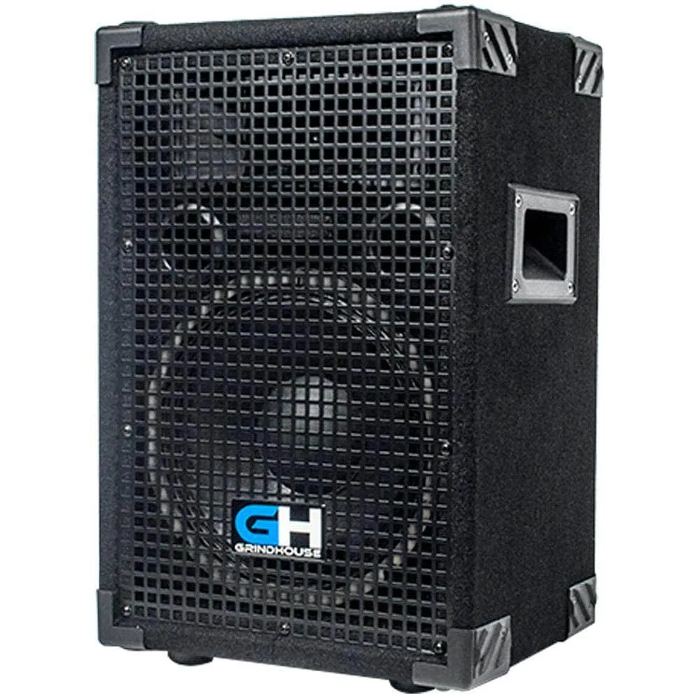 Grindhouse Speakers - GH10L - Passive 10 Inch 2-Way PA/DJ Loudspeaker Cabinet - 600 Watt Full Range PA/DJ Band Live Sound Speaker