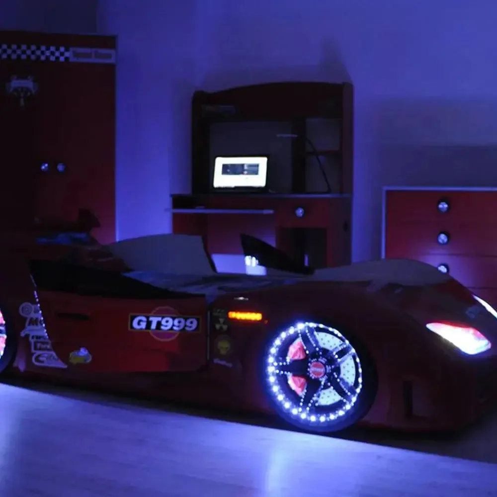 GT999 Race Car Bed with LED Lights & Sound FX