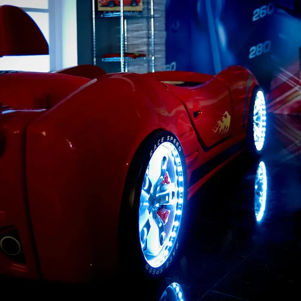 GT999 Race Car Bed with LED Lights & Sound FX