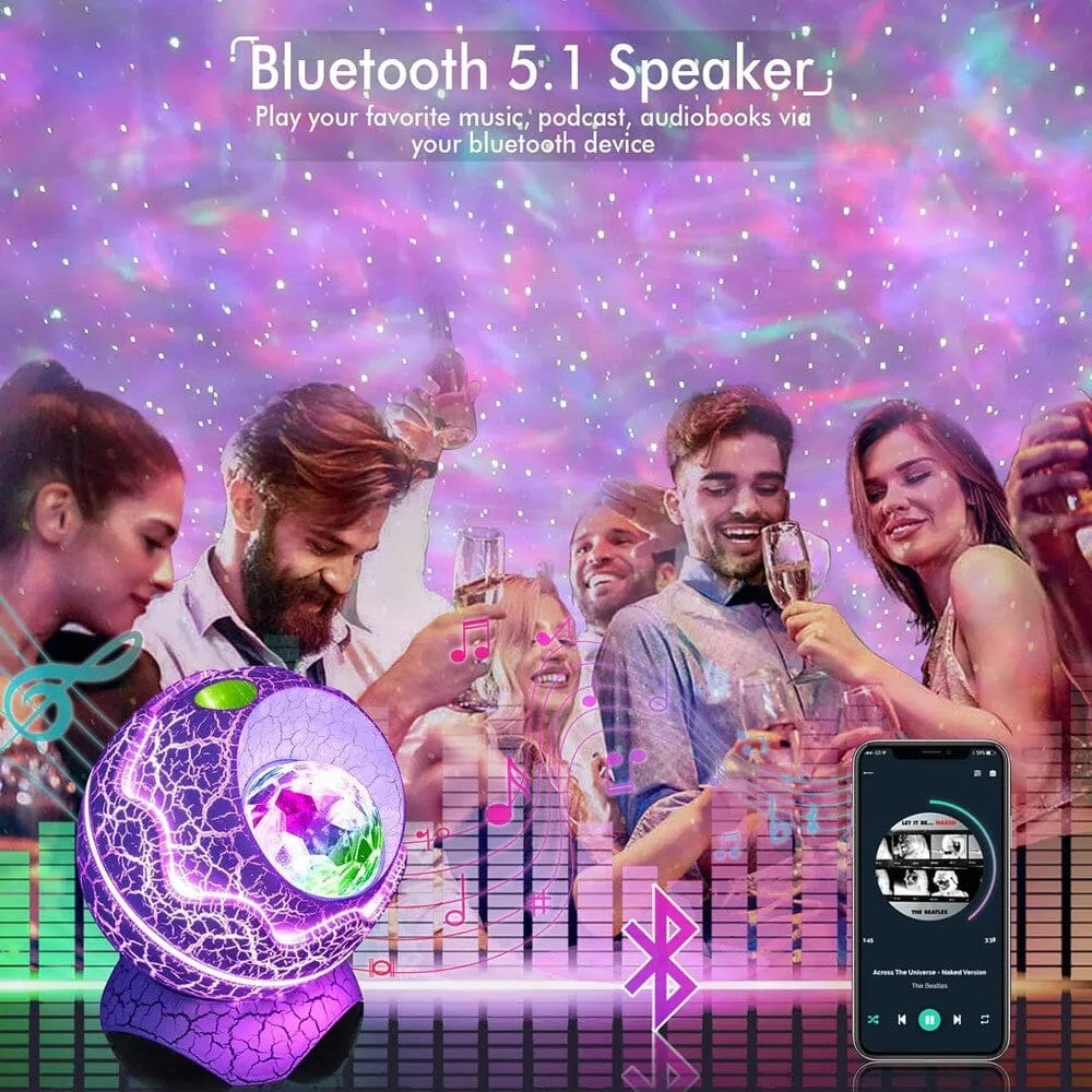 Hakol Star Projector   Bluetooth Speaker Combo for Bedroom