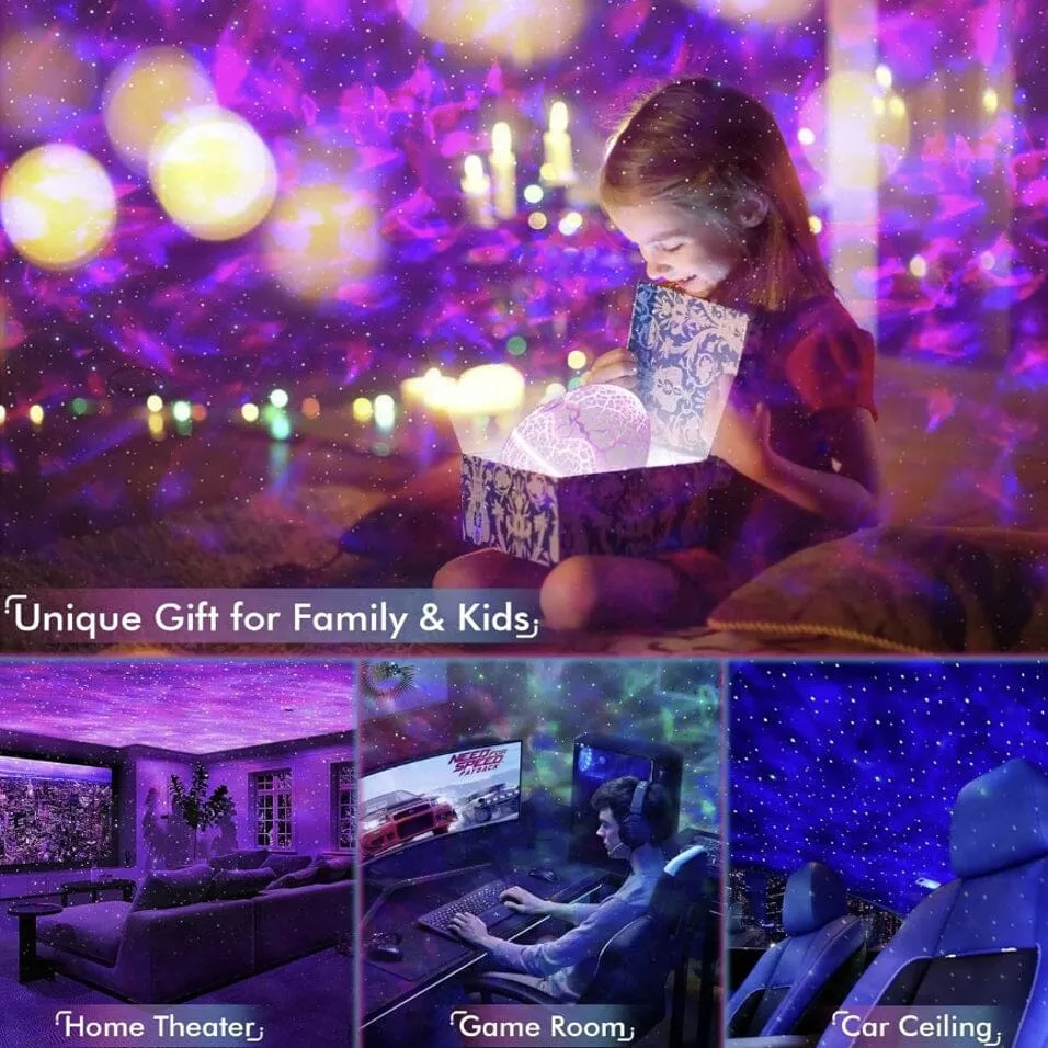 Hakol Star Projector   Bluetooth Speaker Combo for Bedroom