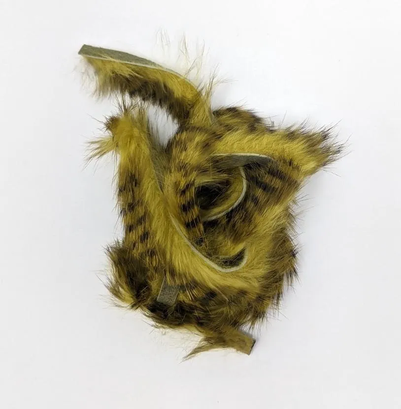 Hareline Dubbin Tiger Barred Rabbit Strips 1/8"