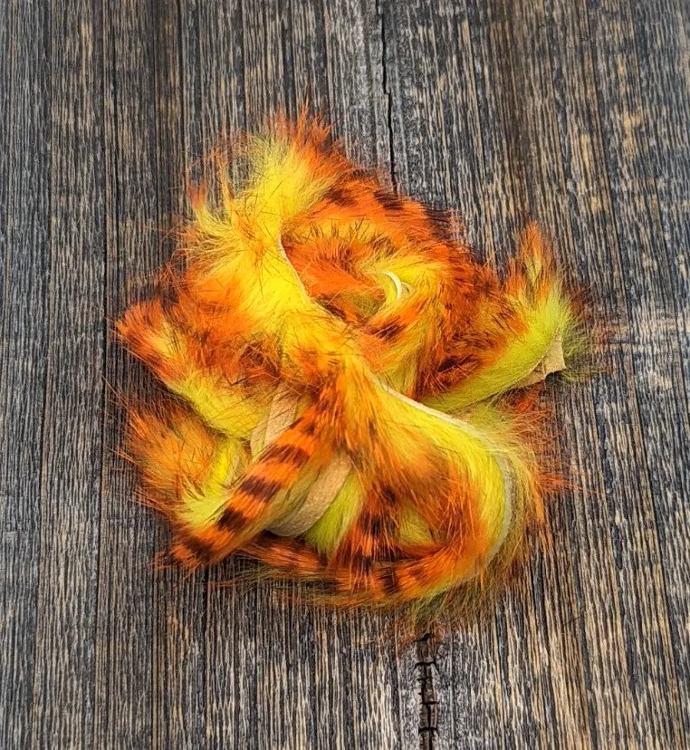 Hareline Dubbin Tiger Barred Rabbit Strips 1/8"