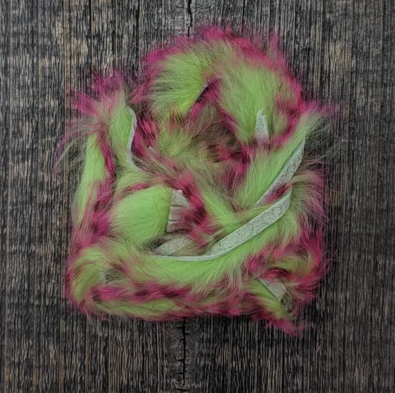 Hareline Dubbin Tiger Barred Rabbit Strips 1/8"