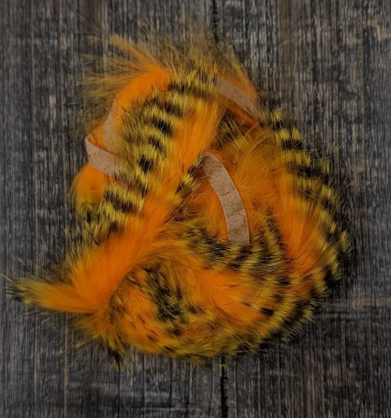 Hareline Dubbin Tiger Barred Rabbit Strips 1/8"