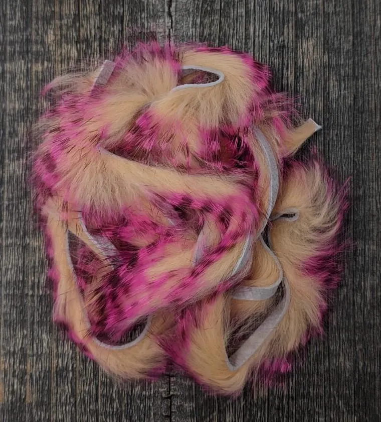 Hareline Dubbin Tiger Barred Rabbit Strips 1/8"