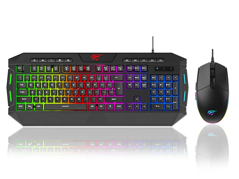 havit海威特 KB501极致手感游戏套装 (键盘 鼠标 耳机 鼠标垫) 4 in 1 Gaming Combo