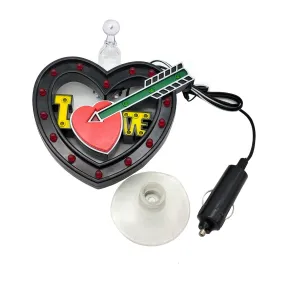 Heart Style Decoration Light Love Atmosphere Lamp - Multi - DJ RGB Colourful Music Sound Lamp
