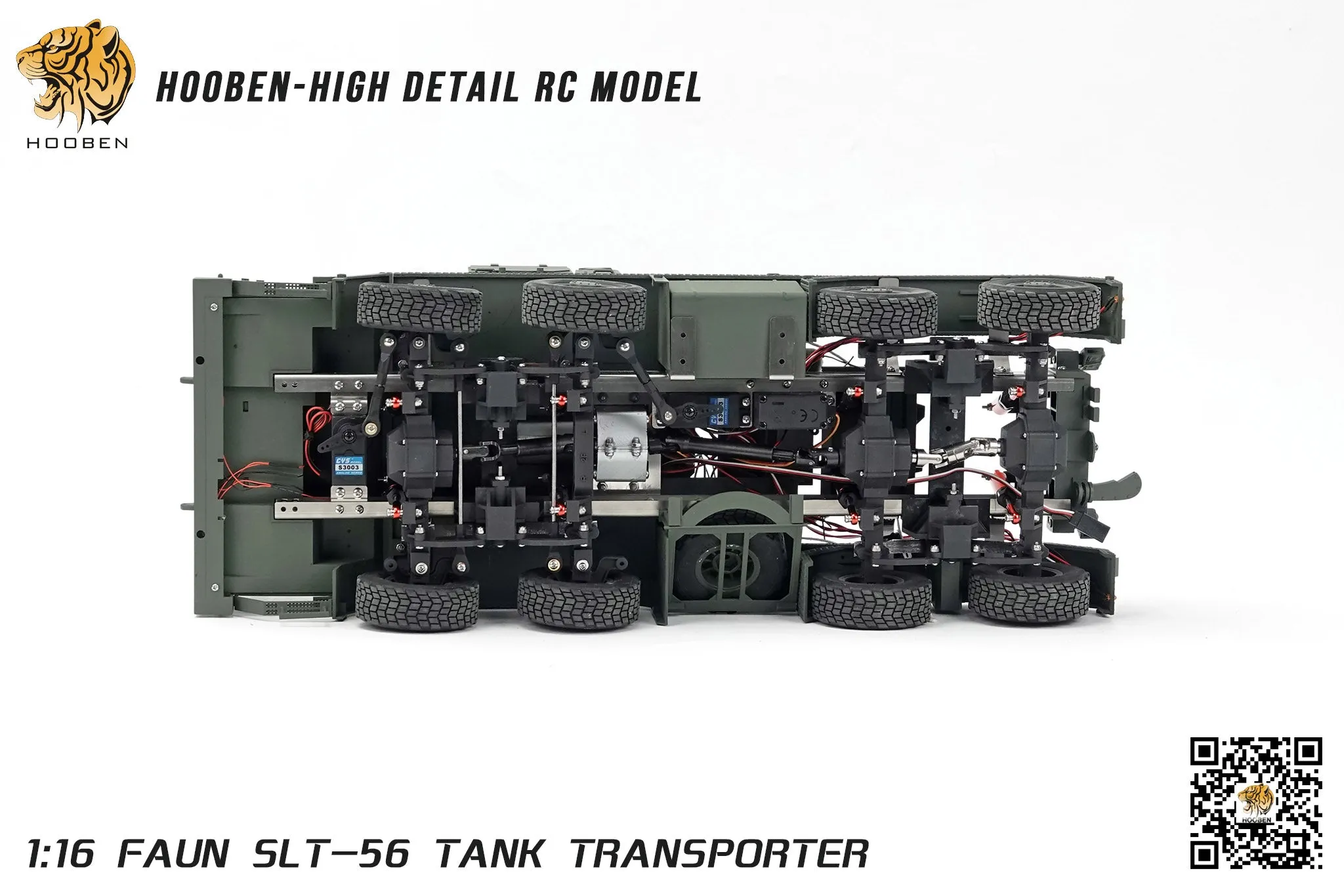 Hooben 1/16 Faun SLT-56 Elephant Tank Transporter RTR Assembled Version No. S6803F