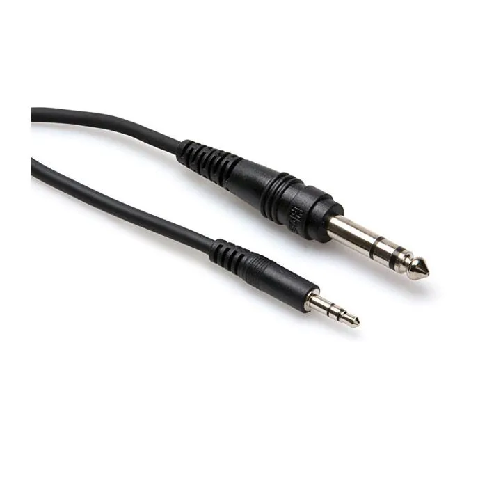 Hosa CMS-105 3.5mm To 1/4" TRS Stereo Cable - 5 Foot