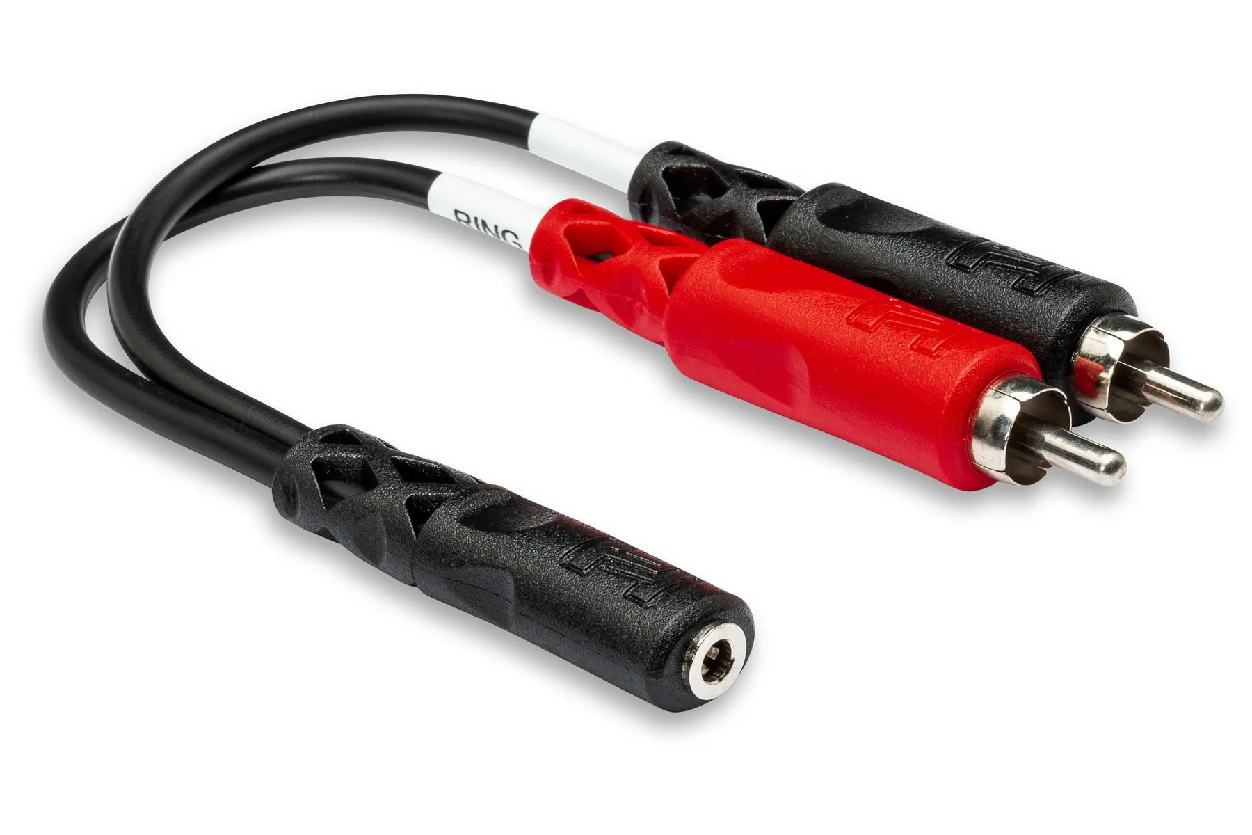 Hosa YMR-197 Stereo Breakout, 3.5 mm TRSF to Dual RCA