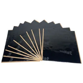 Hushmat Ultra Door Kit Heat and Sound Barrier 12 x 12" Sheet 1/8" Thick Rubber - Black