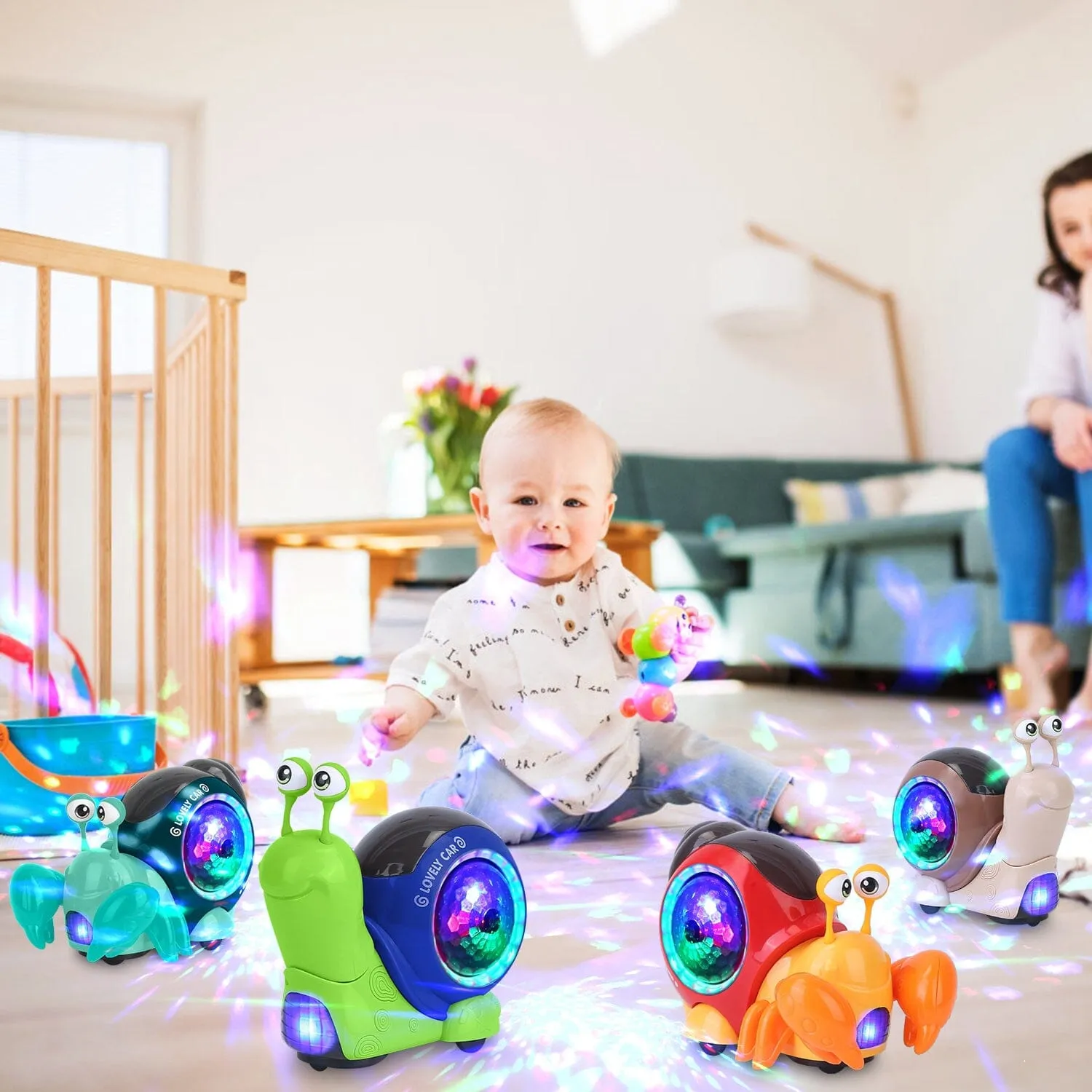 Infant Interaction Toy Automatic Obstacle Avoidance with Music