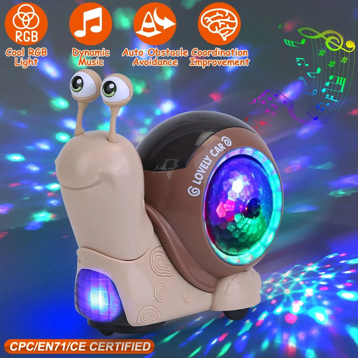 Infant Interaction Toy Automatic Obstacle Avoidance with Music