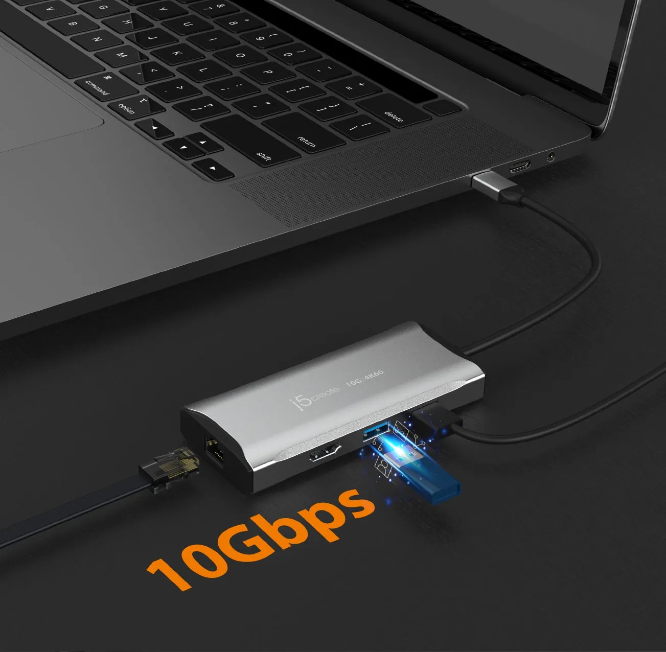 j5create 4K60 Elite USB-C® 10Gbps Travel Dock