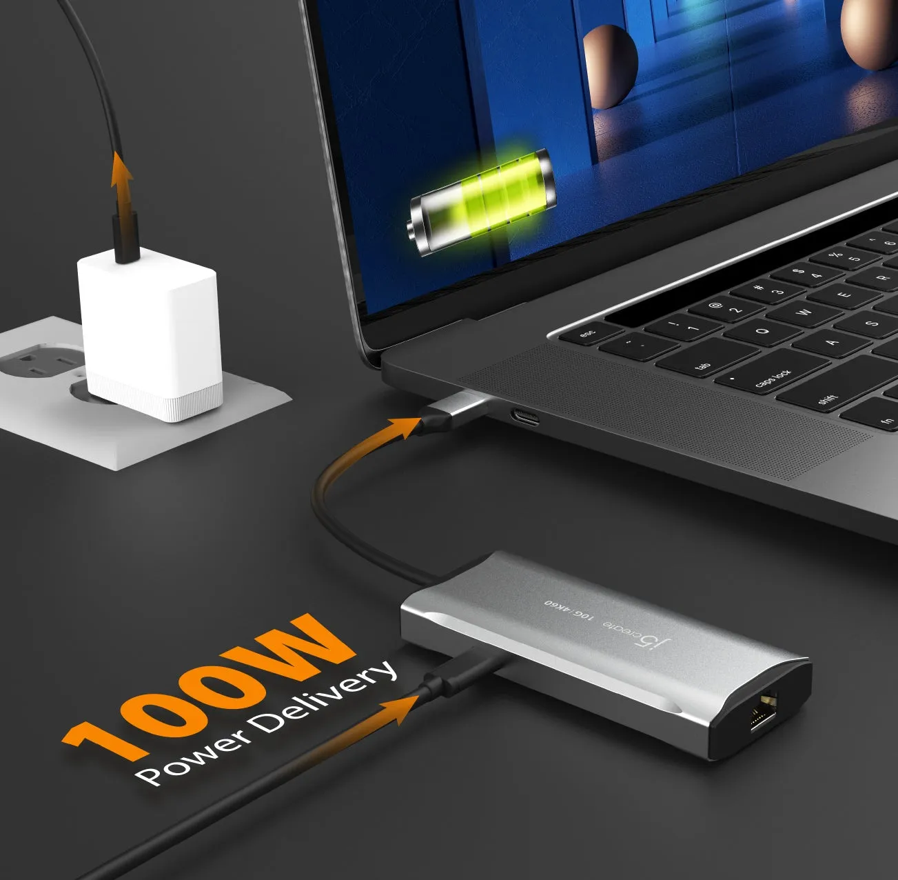 j5create 4K60 Elite USB-C® 10Gbps Travel Dock