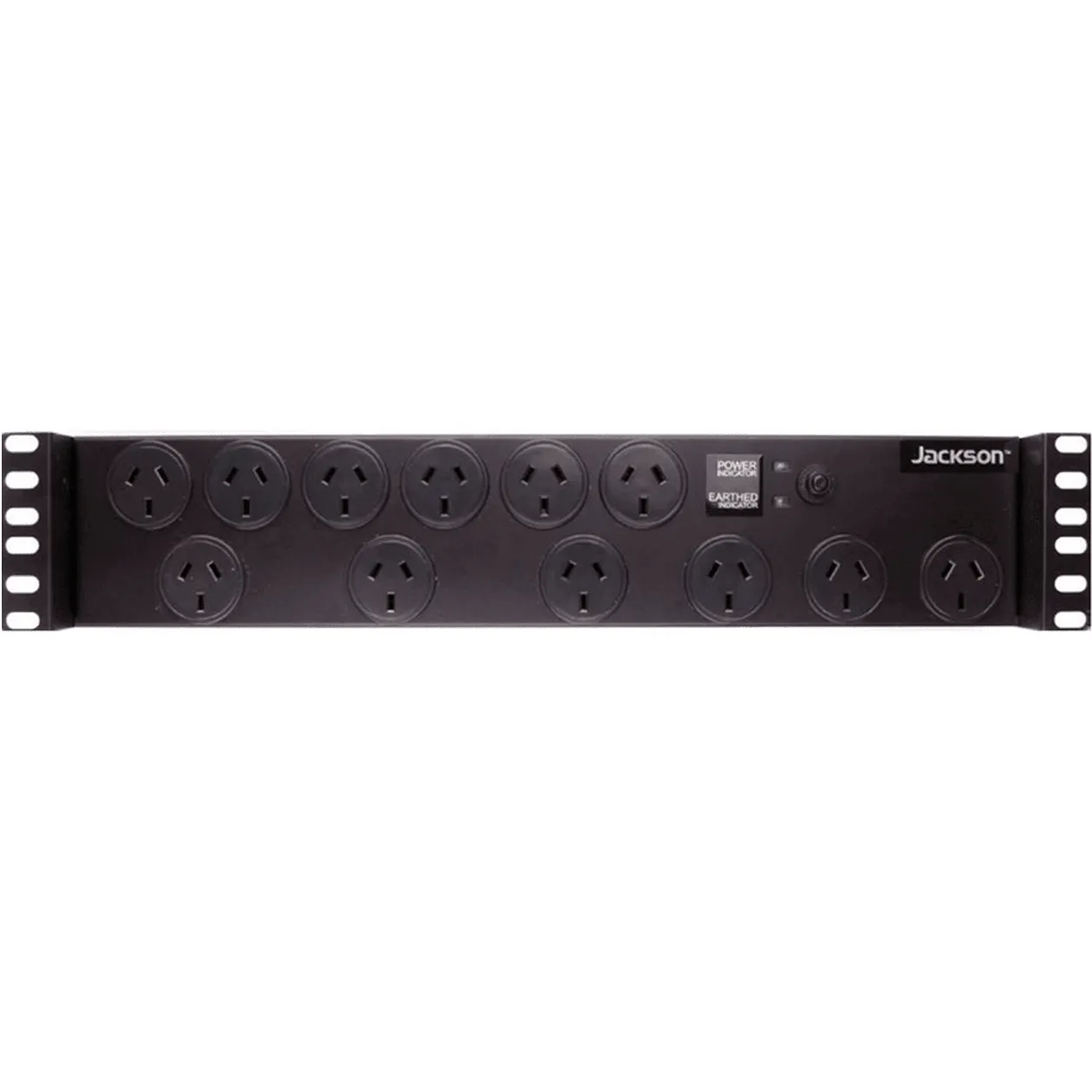 Jackson Rack Mounted Surge Protected 12 Outlet Power Board Master Switch