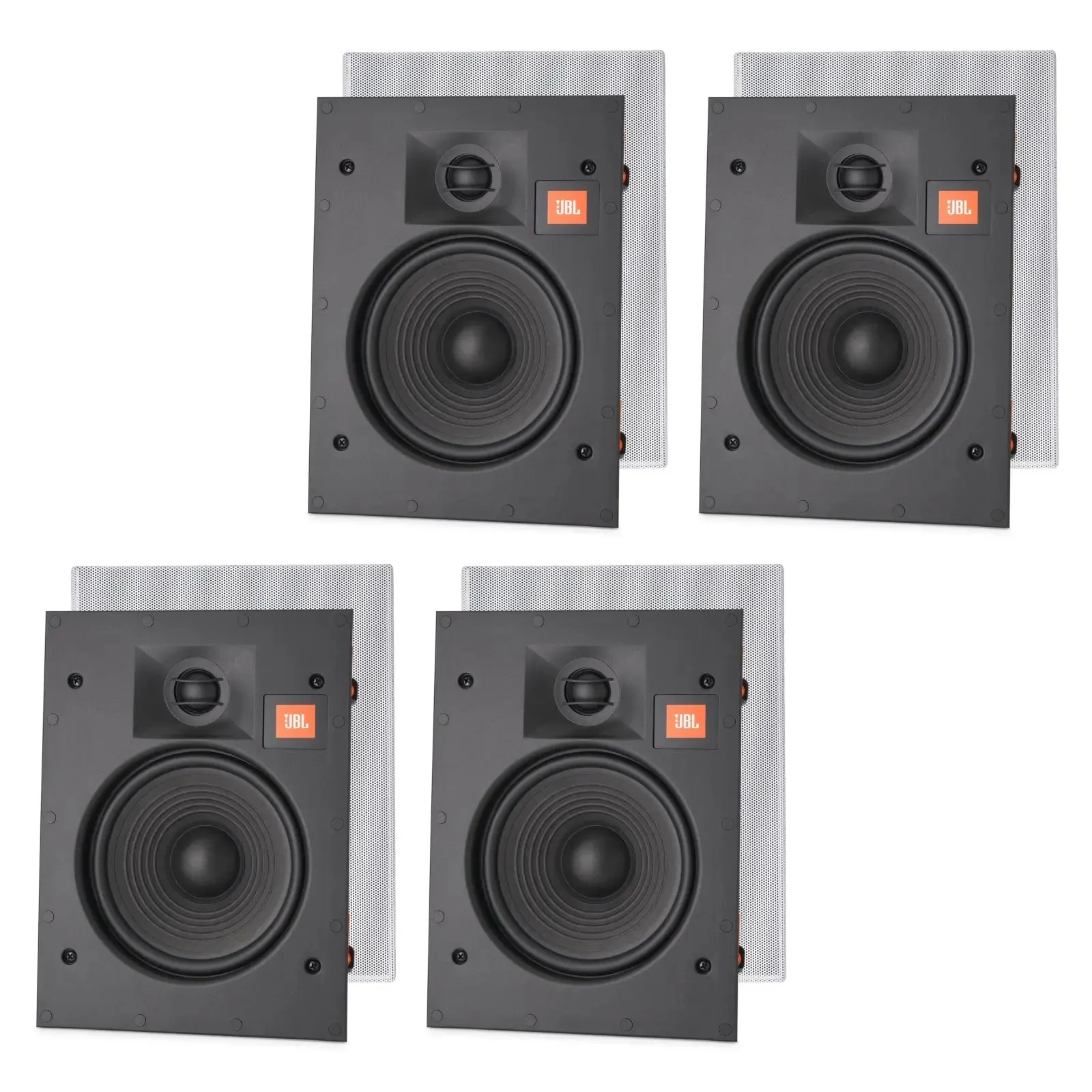 JBL LAE6I 6.5" in-Wall Speaker 2-Way Frameless Design and White Magnetic Grille