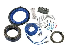 Kicker CK4 4-Gauge AWG Amplifier/Amp Power Wire Kit RCA Fuse Holder CK