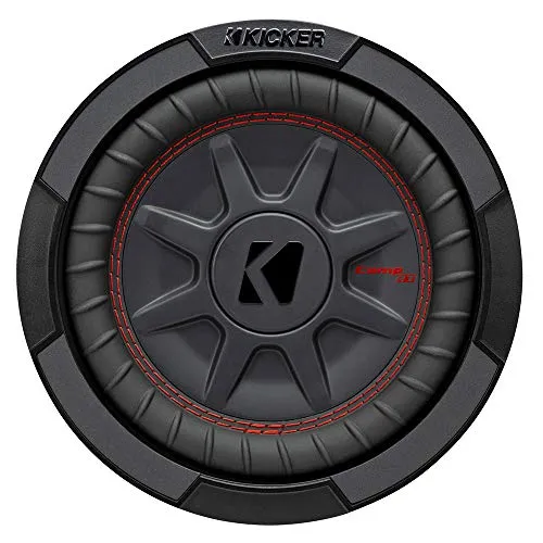 Kicker CompRT 8"(20cm) Subwoofer, DVC, 4-ohm, RoHS Compliant