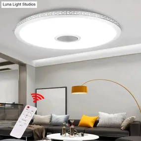 LED Ceiling Light Bluetooth and Music with colourful and dimmer RGB Ceiling Light Remote Control for living room and bedroom