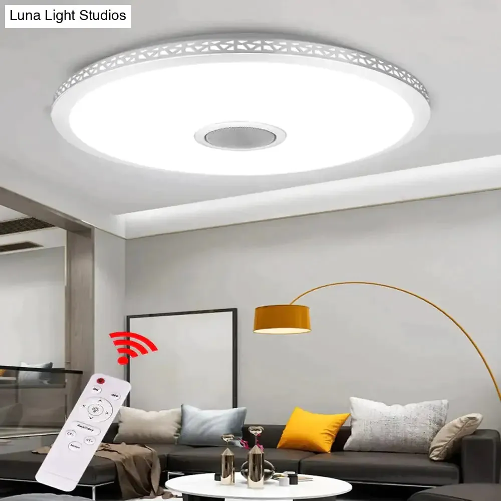 LED Ceiling Light Bluetooth and Music with colourful and dimmer RGB Ceiling Light Remote Control for living room and bedroom