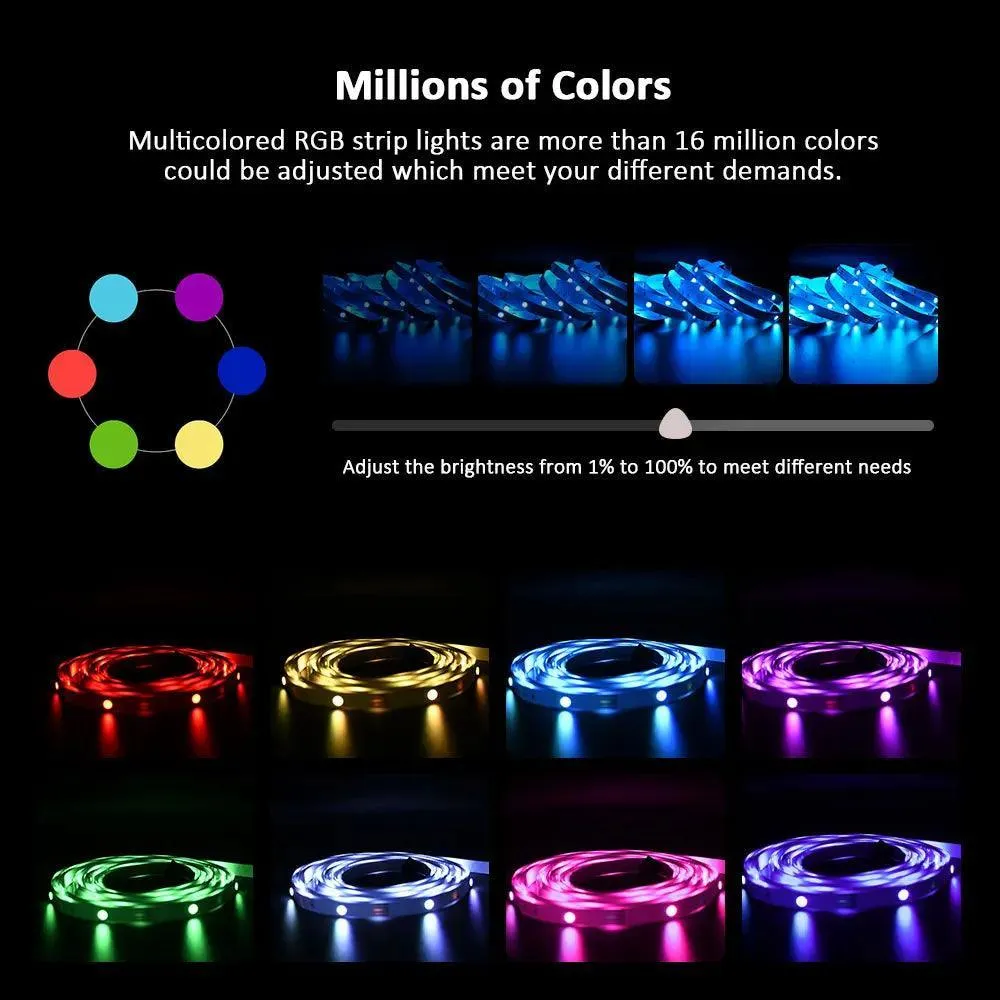 LED Light Strip: Elevate Your Space with Dynamic RGB Lighting!