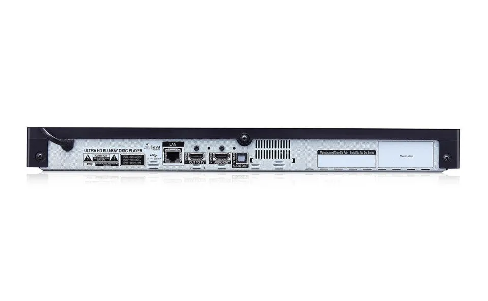 LG UBK80: Ultra HD 4K Region Free Blu Ray Player