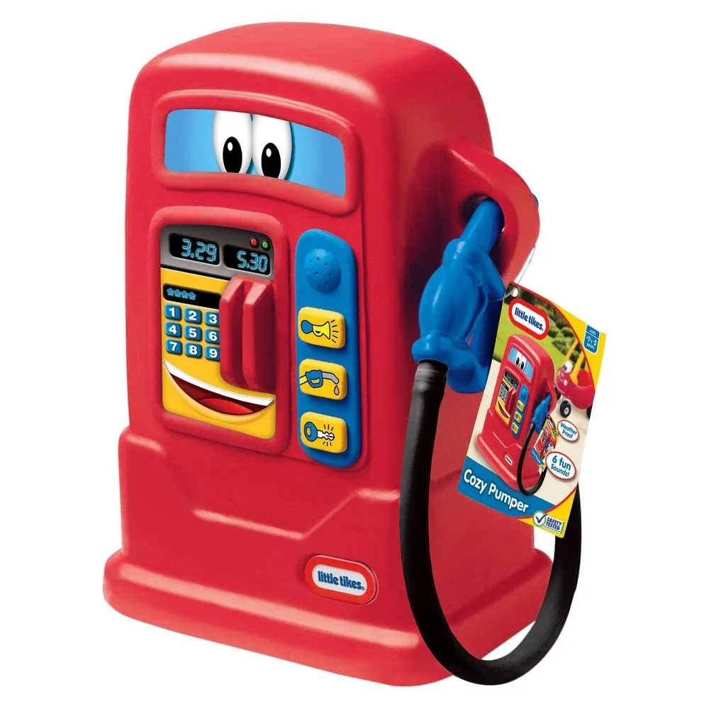 Little Tikes Cozy Pumper in Red, Pretend Play Toy with Interactive Sounds, Ideal for Use with Cozy Coupe Ride-on Cars- For Kids Boys Girls Ages 2-5 Years old
