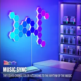 Luminous Hex Lights: Elevate Your Space with Vibrant Innovation