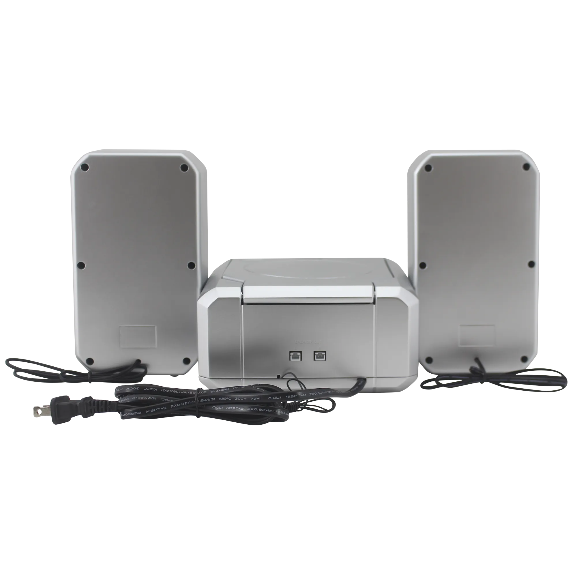 Magnavox MM435M-SL Compact CD Shelf System with FM, Bluetooth & Remote Control in Silver