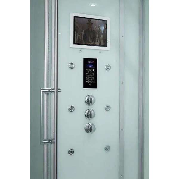 Maya Bath Anzio Platinum Freestanding Steam Shower