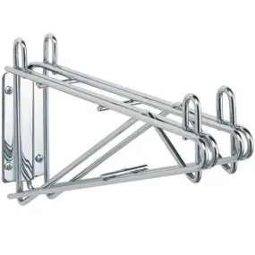 Metro 2WD24C Chrome Direct Wall Mount Double Bracket, 24"